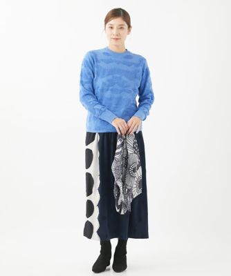 洗える・日本製］ウール混ドットジャガードスカート | GIANNI LO