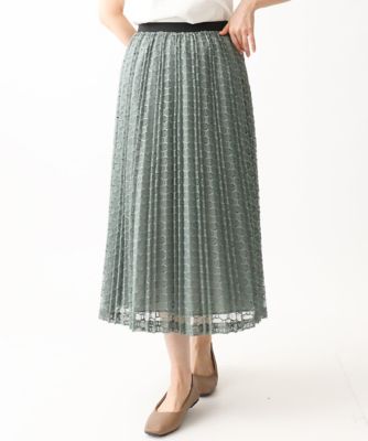 ＜GIANNI LO GIUDICE (Women)＞［洗える］ポリエステルクロシェ風レーススカート