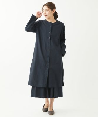［洗える］綿麻シュリンクスカート