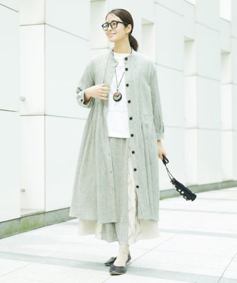 レーヨンリネンエンブロイダリースカート