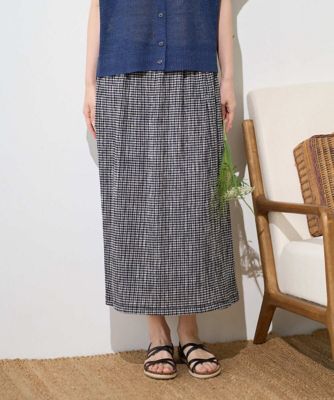 ＜GIANNI LO GIUDICE (Women)＞［洗える・日本製］カールマイヤーチェックスカート