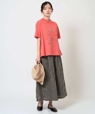洗える］リネンコットンギンガムチェックスカート | GIANNI LO GIUDICE