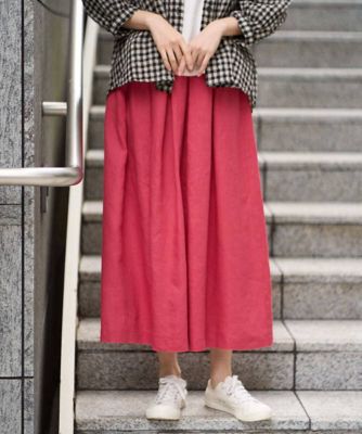 洗える］カラーリネン製品洗いスカート | GIANNI LO GIUDICE (Women