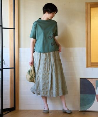 洗える］シャドーチェックスカート | GIANNI LO GIUDICE (Women