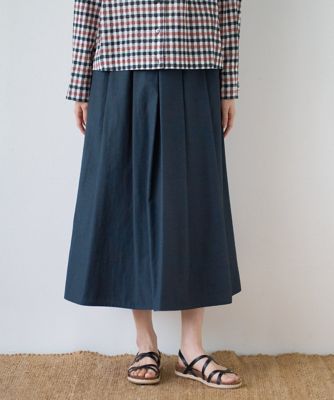 ＜GIANNI LO GIUDICE (Women)＞［洗える］ポリエステルコットングログランスカート