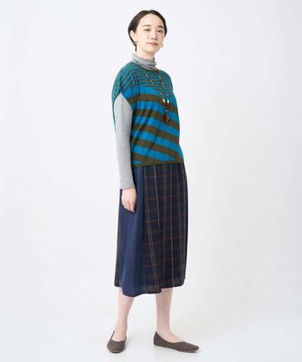 洗える・日本製］二重織チェックスカート | GIANNI LO GIUDICE