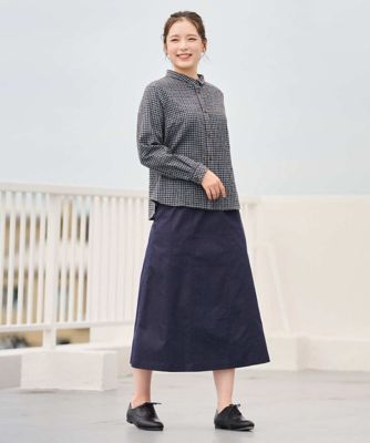 洗える］デニムライクシャンブレースカート | GIANNI LO GIUDICE