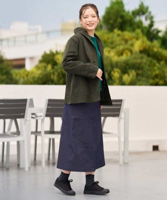 インディゴ　908算崩しジャガードデニムテントオール 洗える］デニムライクシャンブレースカート | GIANNI LO GIUDICE