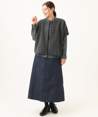 洗える］デニムライクシャンブレースカート | GIANNI LO GIUDICE
