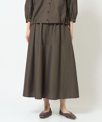 新品未使用 チェスティ ストライプスカート 洗える］レジメンストライプスカート | GIANNI LO GIUDICE (Women