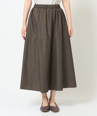 洗える］レジメンストライプスカート | GIANNI LO GIUDICE (Women