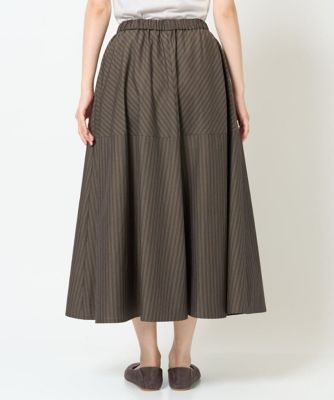 洗える］レジメンストライプスカート | GIANNI LO GIUDICE (Women