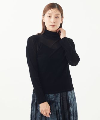 洗える・日本製］フロッキーチュールカットソー | GIANNI LO