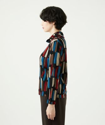 ジャンニ・ロ・ジュディチェ（GIANNI LO GIUDICE）/[日本製]Tenリバースティックプリントカットソー 洗える・日本製］Tenリバースティックプリントカットソー | GIANNI