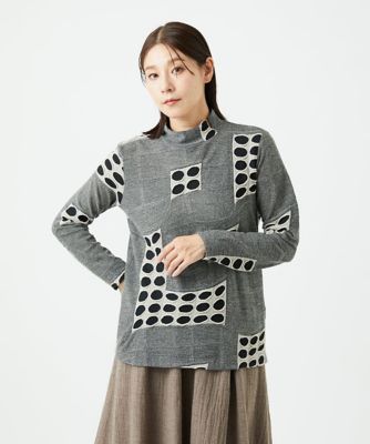 ＜GIANNI LO GIUDICE (Women)＞［日本製］バースト水玉カットソー