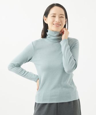 ［洗える・日本製］リヨセルコットンガーゼフライスカットソー