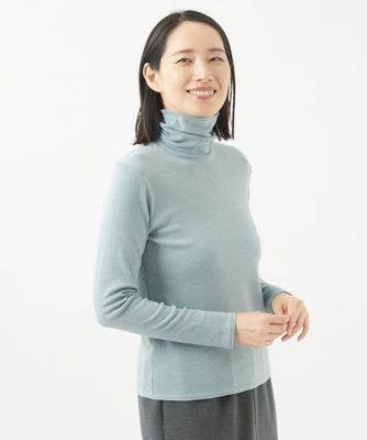 ［洗える・日本製］リヨセルコットンガーゼフライスカットソー