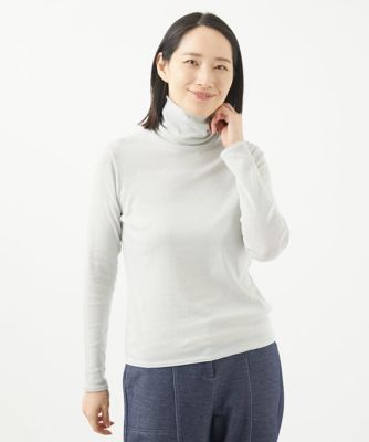 GIANNI LO GIUDICE (Women)/ジャンニロジュディチェ ［洗える・日本製］リヨセルコットンガーゼフライスカットソー