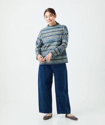 【NEW】ジャンニ・ロ・ジュディチェ（GIANNI LO GIUDICE）/[日本製]編地柄プリントカットソー 洗える・日本製］編地柄プリントカットソー | GIANNI LO GIUDICE