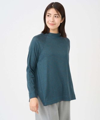 洗える・日本製］再生繊維（セルロース）ミラノハーフボーダー