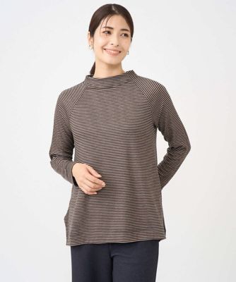 洗える・日本製］再生繊維（セルロース）ミラノハーフボーダー