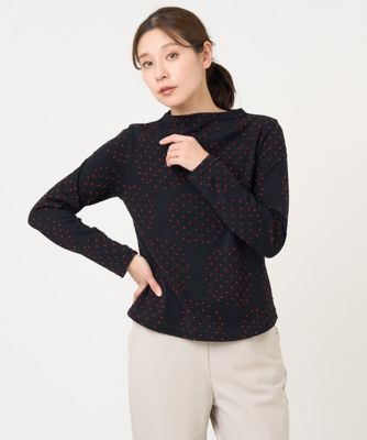 【SALE】GIANNI LO GIUDICE (Women)/ジャンニロジュディチェ [日本製]テンテンカットジャガードカットソー ブラック94 トップス【三越伊勢丹/公式】