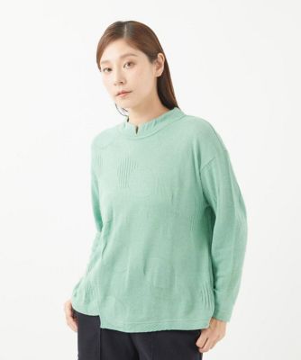【グレー】キルトジャガードハーフジップカットソー <LADIES LINE> (LADIES) ジャガードスカート(グレー) - seventen