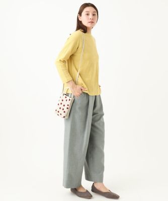 洗える・日本製］綿麻バイアスチェックジャガード | GIANNI LO GIUDICE