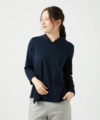 ＜GIANNI LO GIUDICE (Women)＞［日本製］ハイゲージ天竺カットソー