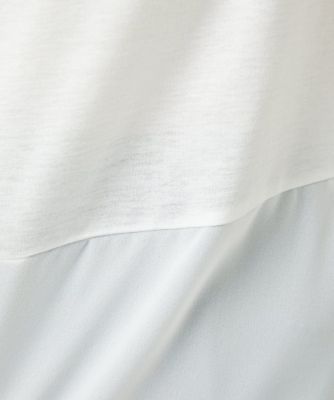 ［洗える・日本製］リヨセルコットンスパイラル天竺タンクトップ