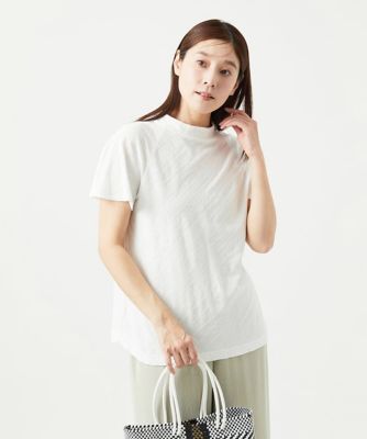 GIANNI LO GIUDICE (Women)/ジャンニロジュディチェ [洗える]コットンジャガードカットソー