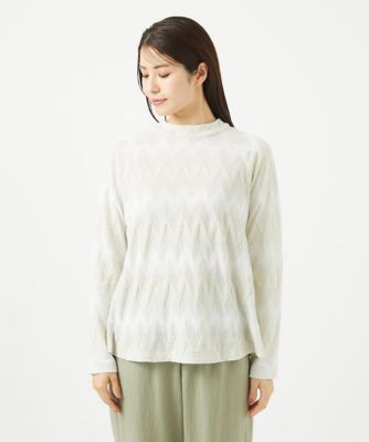 ［洗える・日本製］ヤバネジャガードカットソー