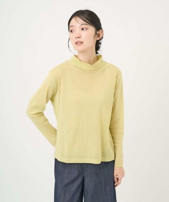 ＜GIANNI LO GIUDICE (Women)＞［洗える・日本製］コットンチュールカットソー