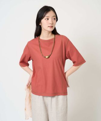 ＜GIANNI LO GIUDICE (Women)＞［洗える］クールローレルスカイコットＴシャツ