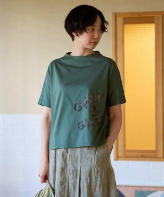 洗える・日本製］クールローレル天竺ロゴカットソー | GIANNI LO