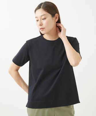 ［洗える］シルケットカノコ半袖プルオーバーカットソー