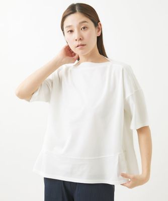 ＜GIANNI LO GIUDICE (Women)＞［洗える］シルケットカノコデザインプルオーバー