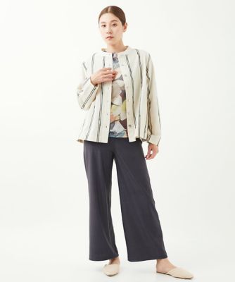 ［洗える・日本製］オスロフラワーチュールカットソー