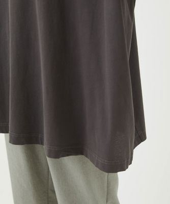［洗える］強撚コットンオーバーサイズカットソー