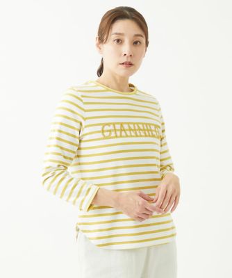 GIANNI LO GIUDICE / ジャンニ・ロ・ジュディチェ [洗える・日本製]エココットンロゴカットソー 洗える・日本製］エココットンロゴカットソー | GIANNI LO
