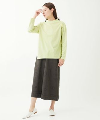 ［洗える］天竺イレギュラーヘムカットソー