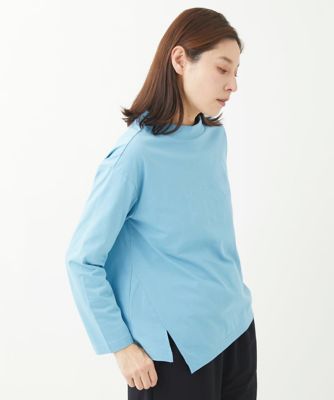 ［洗える］天竺イレギュラーヘムカットソー