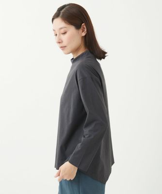 ［洗える］天竺イレギュラーヘムカットソー