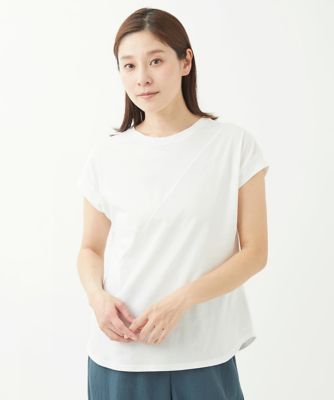 GIANNI LO GIUDICE (Women)/ジャンニロジュディチェ [洗える]天竺ステッチカットソー