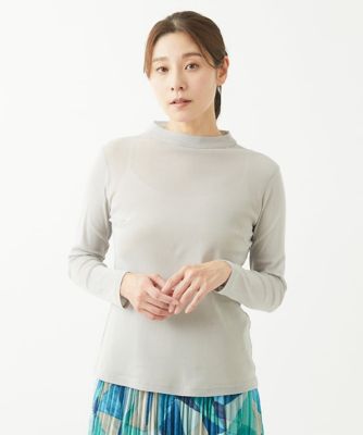 GIANNI LO GIUDICE (Women)/ジャンニロジュディチェ [洗える・日本製]コットンチュールカットソー