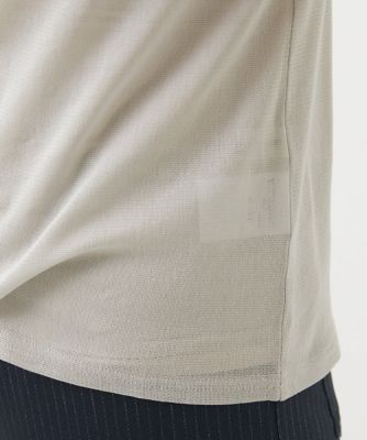 ［洗える・日本製］コットンチュールカットソー