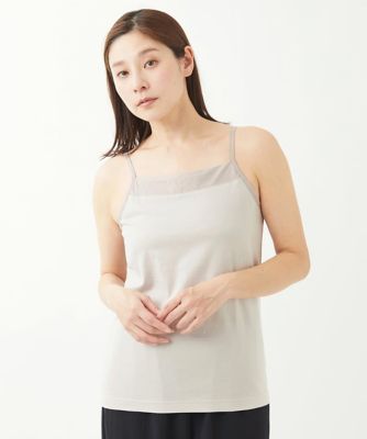 GIANNI LO GIUDICE (Women)/ジャンニロジュディチェ [洗える]コットンキャミソール