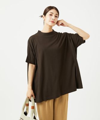 ジャンニ・ロ・ジュディチェ（GIANNI LO GIUDICE）/[接触冷感・洗える・日本製]クールローレルスカイコットチュニックカットソー 接触冷感・洗える・日本製］クールローレルスカイコットチュニック