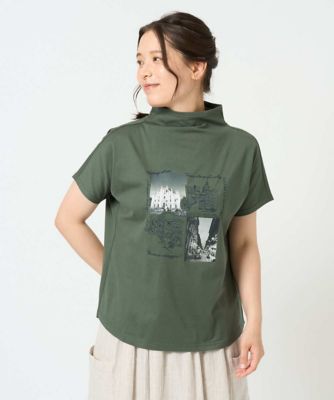 洗える］天竺フォトプリントTシャツ | GIANNI LO GIUDICE (Women