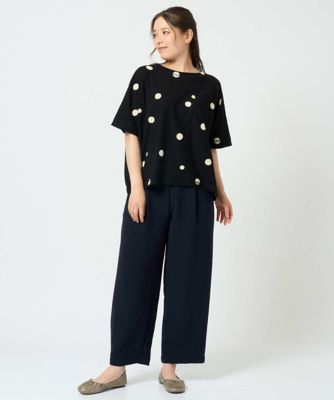 洗える・日本製］抜染ドットカットソー | GIANNI LO GIUDICE (Women